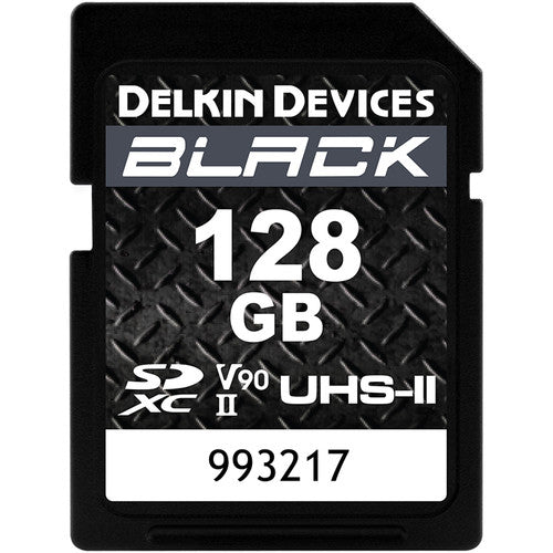 Delkin Black SDXC UHS-II V90 U3 Class 10 Cards