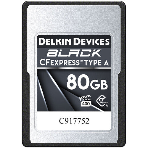 Delkin Black CF Express cards - Type A