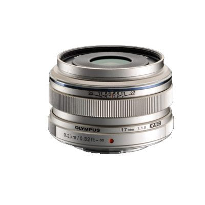 Olympus M.Zuiko 17mm f/1.8 Silver Micro 4/3 Lens