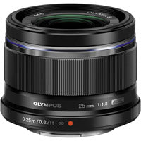 Olympus M.Zuiko 25mm f/1.8 Black Micro 4/3 Lens